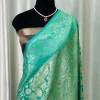 Banarasi Tissue Silk Saree Light Blue