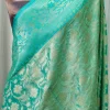Banarasi Tissue Silk Saree Light Blue
